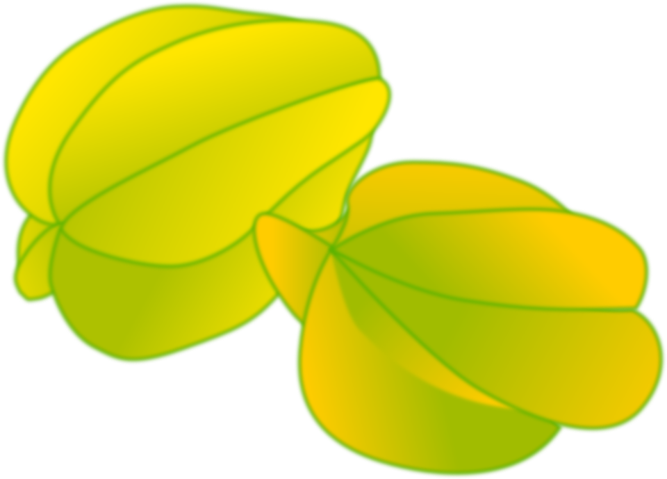 Hillbilly - Star Fruit Clipart (960x689)