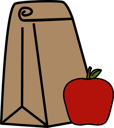 School Lunch Bag - Sack Lunch Clip Art (401x450)