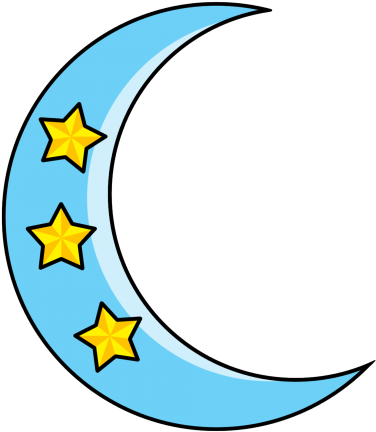 Crescent Moon And Stars Tattoo For Girls ❥❥❥ Https - Moon (450x450)