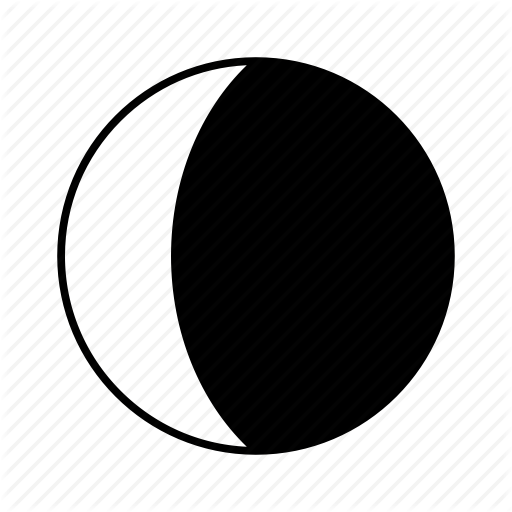 Waning Clipart - Waning Crescent Moon Clipart (512x512)