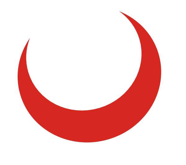 Gamma Phi Moon Clip Art At Clker - Moon Clipart Red (600x532)