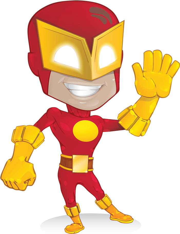 Superhero Super Hero Clip Art Black And White Free - Superhero Vector (700x941)