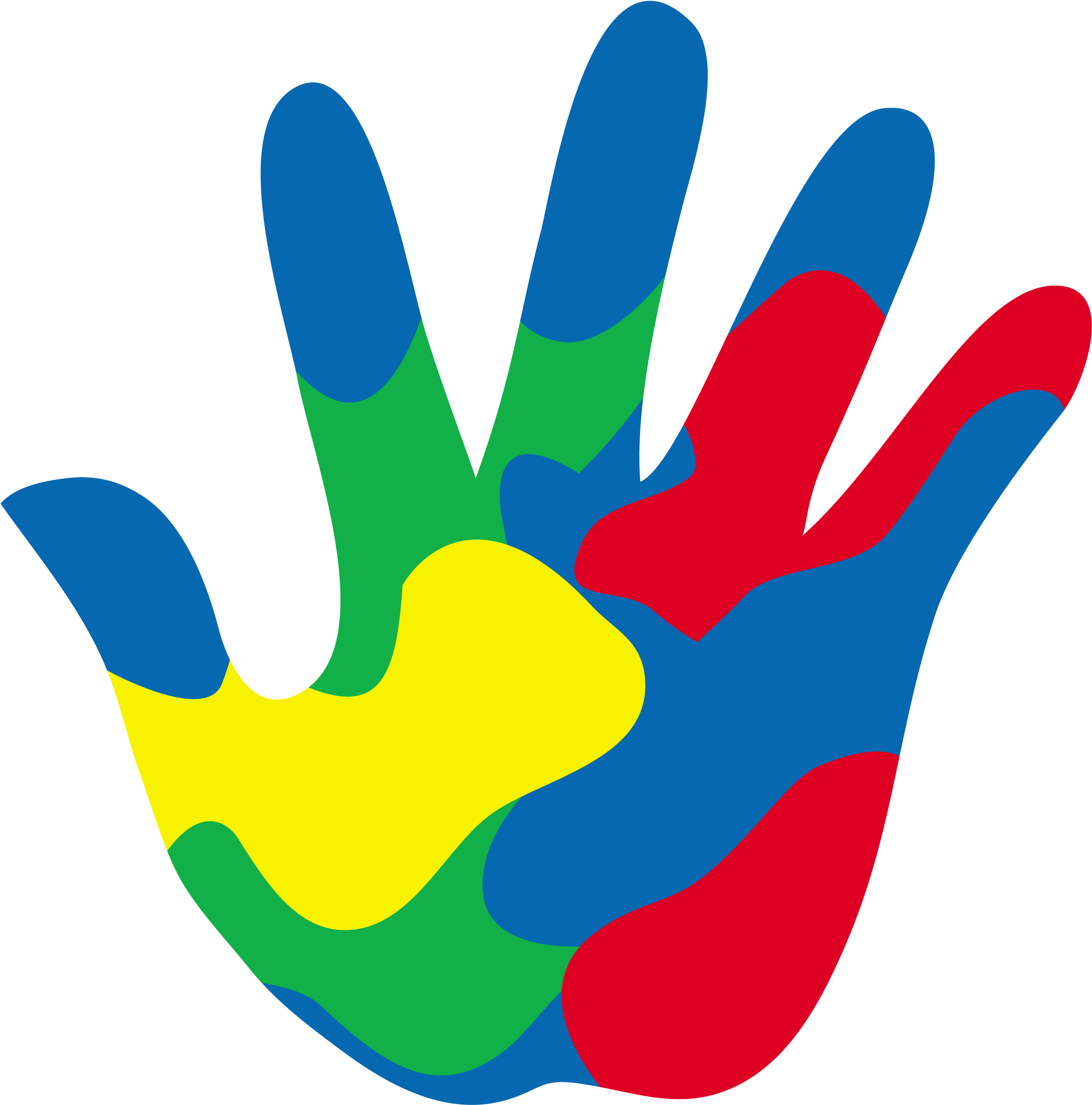 Painted - Hand Clipart (2499x2825)