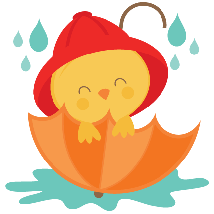 Cute Umbrella Clipart Clipartbarn Clipartpost - Chick With Umbrella Clipart (432x432)