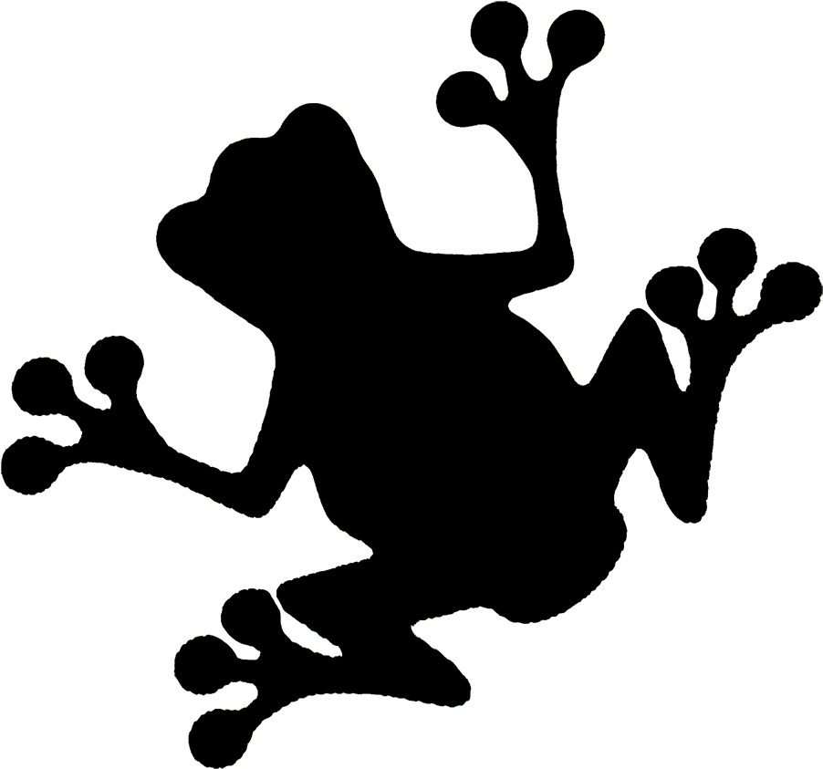 Frog Silhouettes - - Frog Silhouette (945x945)