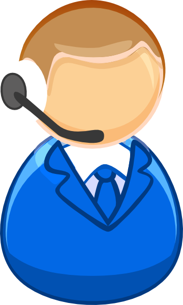 Customer Service Clip Art (360x598)