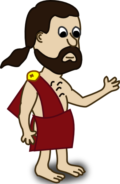 Comic Character Clip Art (390x598)