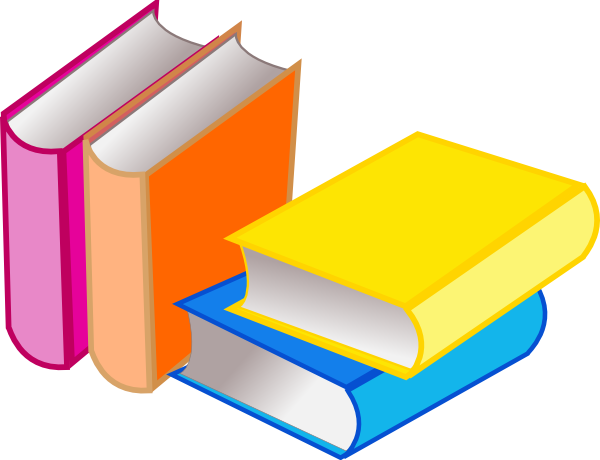Bugs Reading Books Clip Art Books2 Clip Art - Books And Toys Clipart (600x460)