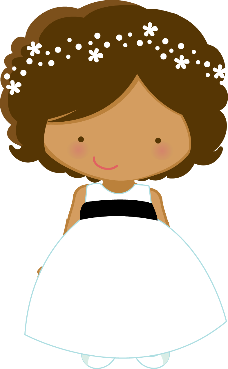 Flower Girl Wedding Bride Page Boy Clip Art - Wedding Flower Girl Clipart (786x1271)