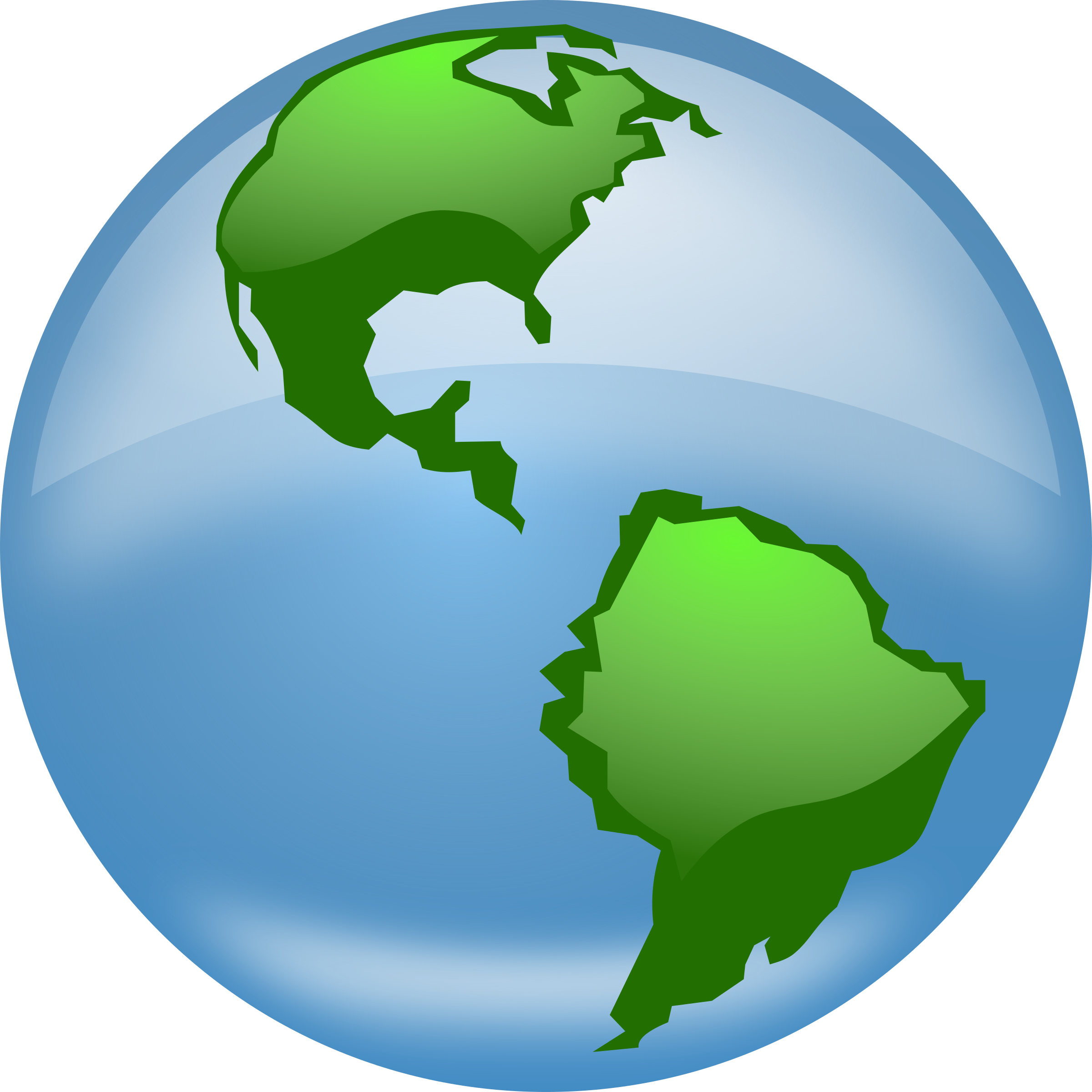 Big Image - Globe Clip Art (2400x2400)