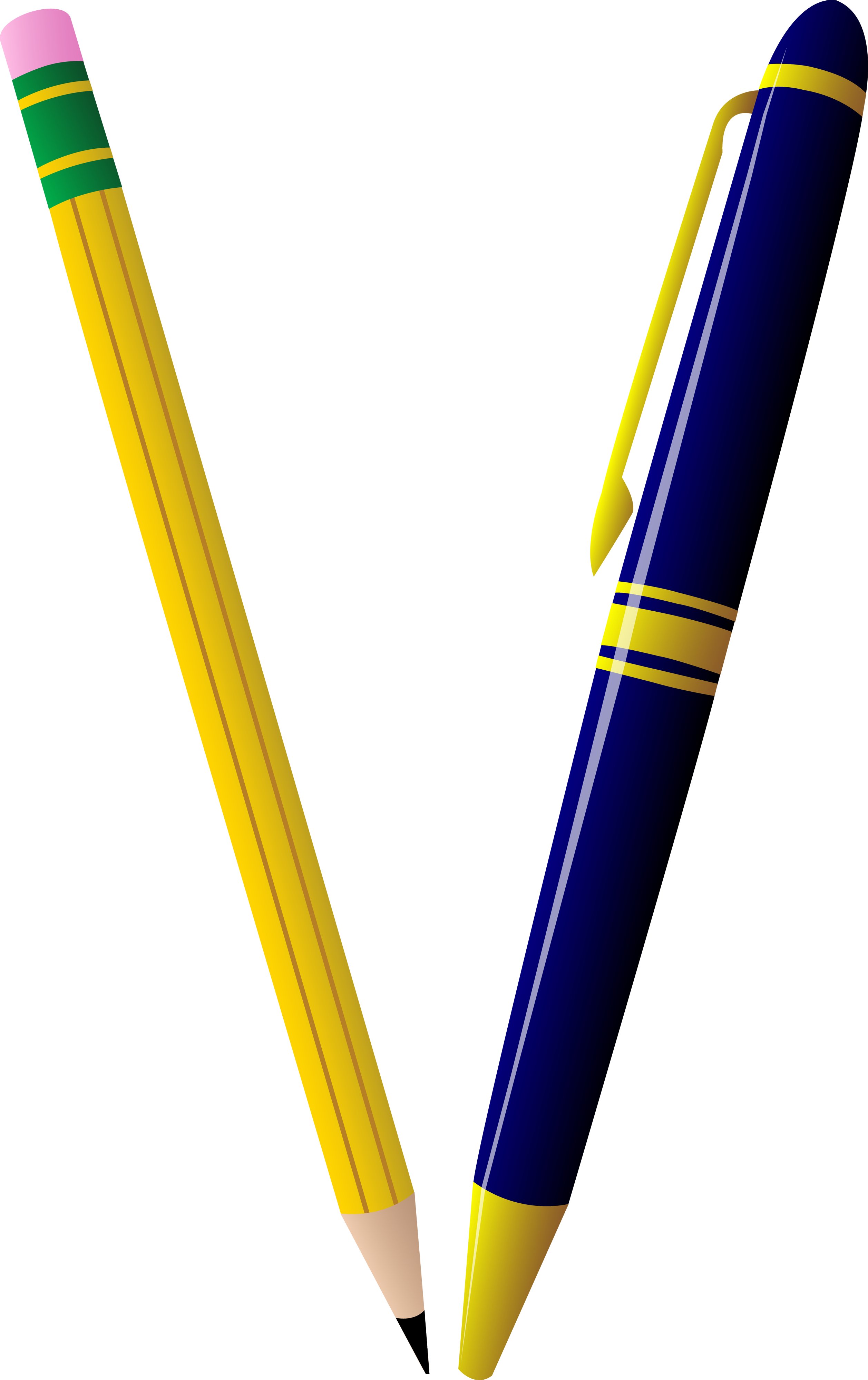 Pen Clipart Cliparts And Others Art Inspiration - Pen And Pencil Png (2515x4000)