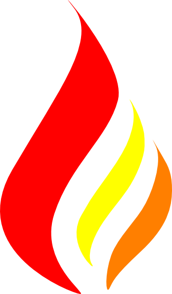 Candle Flame Clipart (348x595)