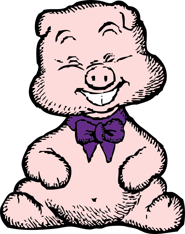 1 - Pig Clip Art (634x800)