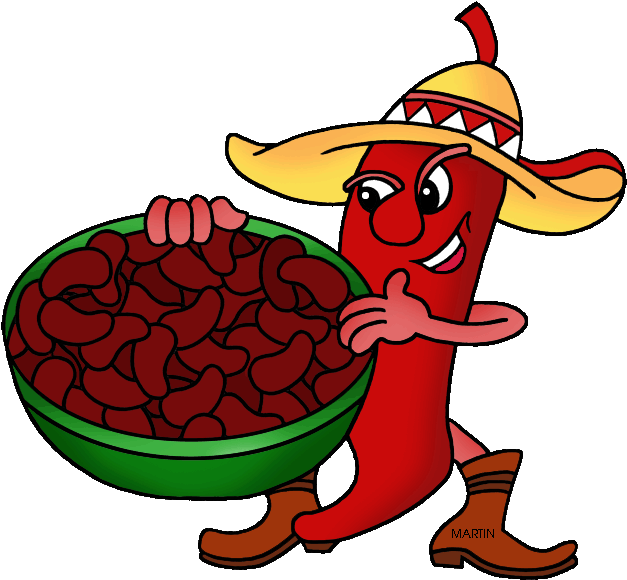 New Mexico State Vegetables Chile And Frijoles - State Vegetable Of New Mexico (648x615)