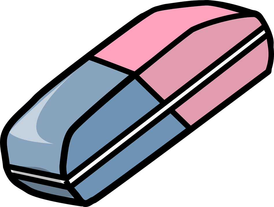 Free Vector Graphic - Eraser Clipart (949x720)