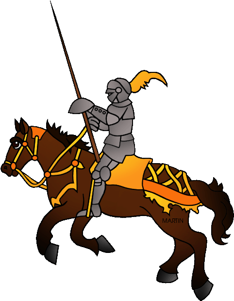 State Sport Of Maryland - Knights On Horse Clipart Png (495x648)
