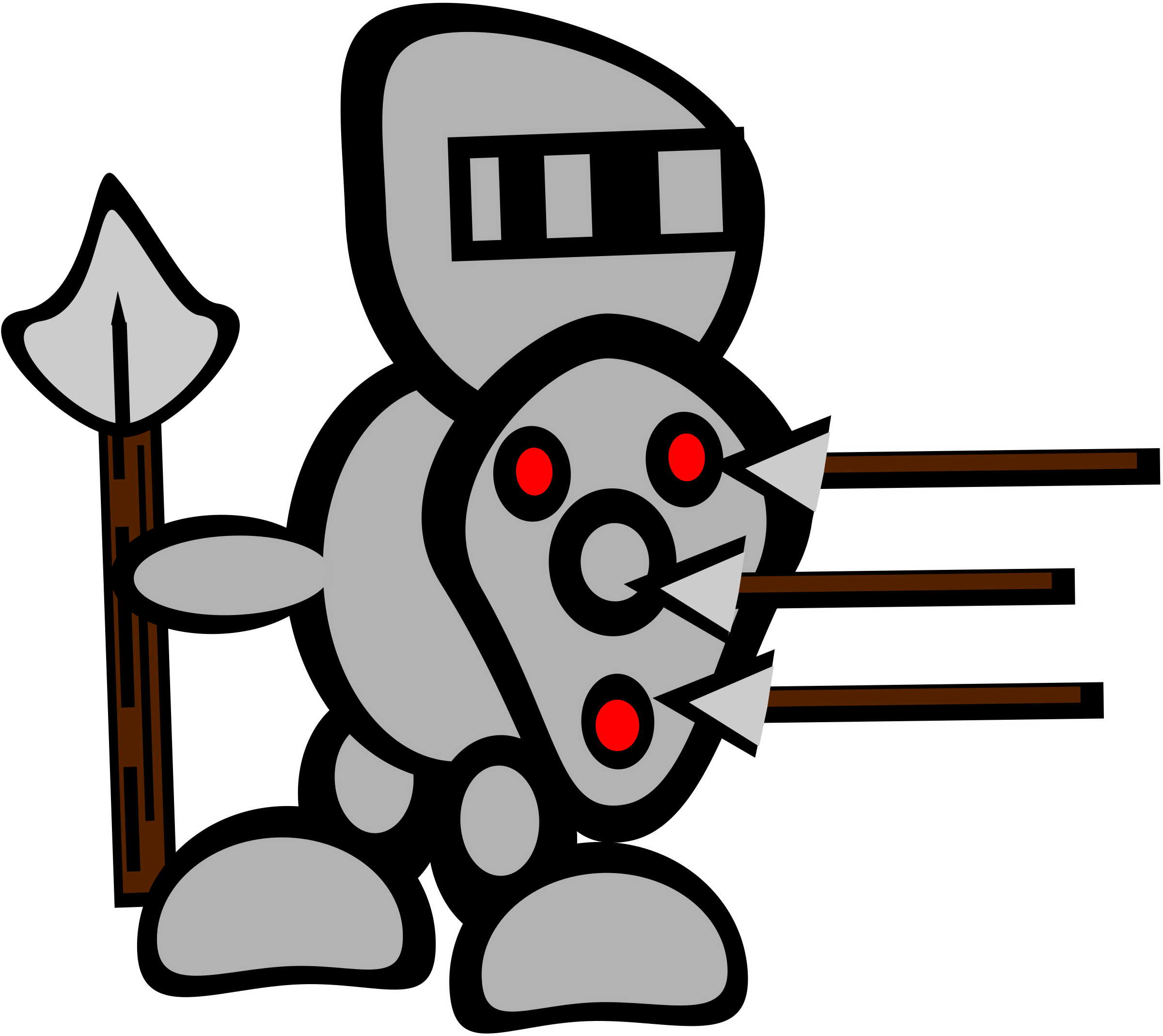 Big Image - Gallant Clipart (2400x2136)