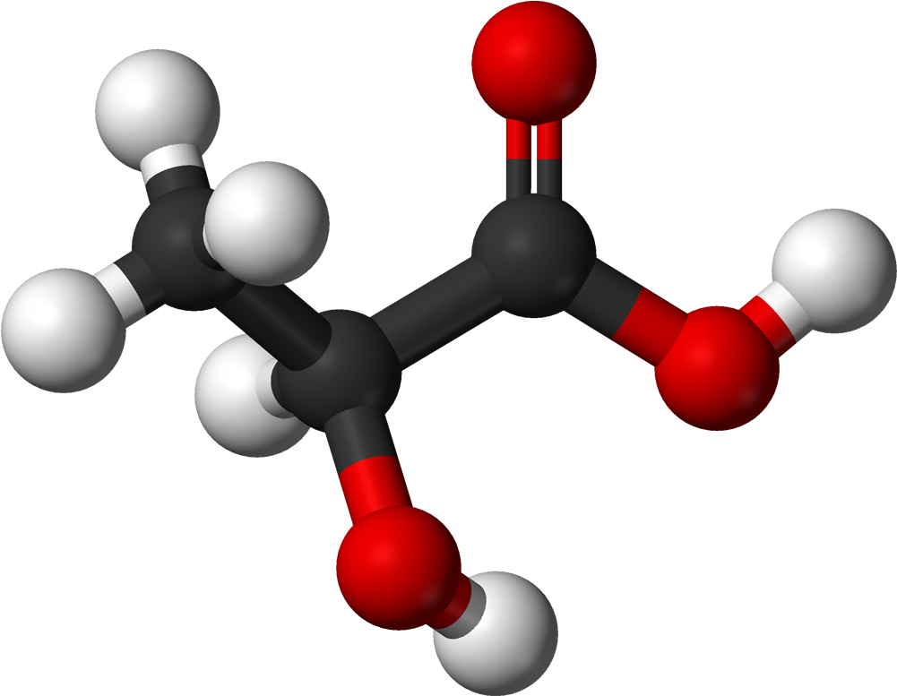 File - Lactic Ac - Lactose Ball And Stick Model (1100x876)