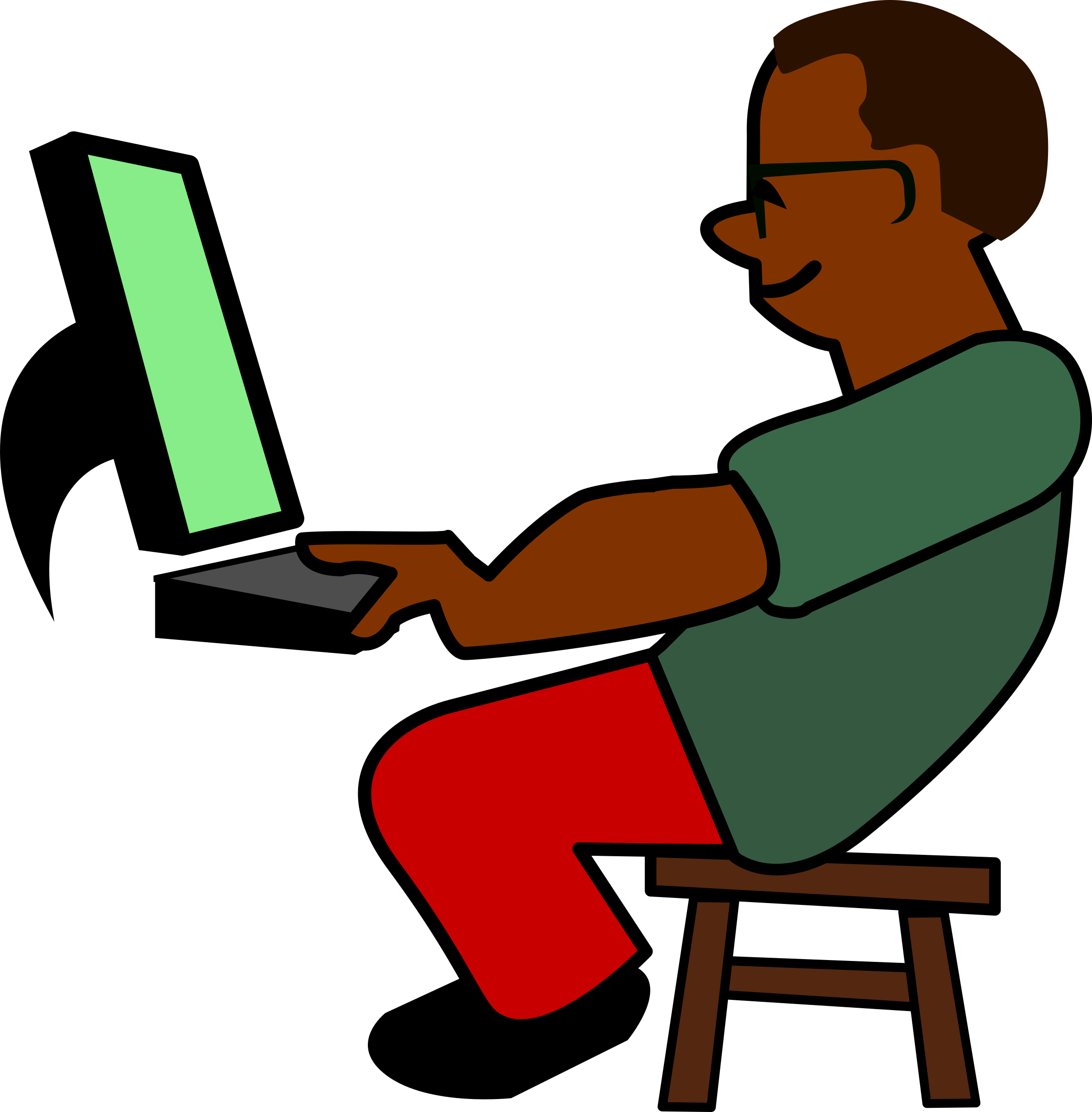 Big Image - Programmer Clipart (2357x2400)