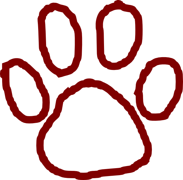 Bear Paw Clip Art At Vector Clip Art Png - Teddy Bear Paw Print Template (600x592)