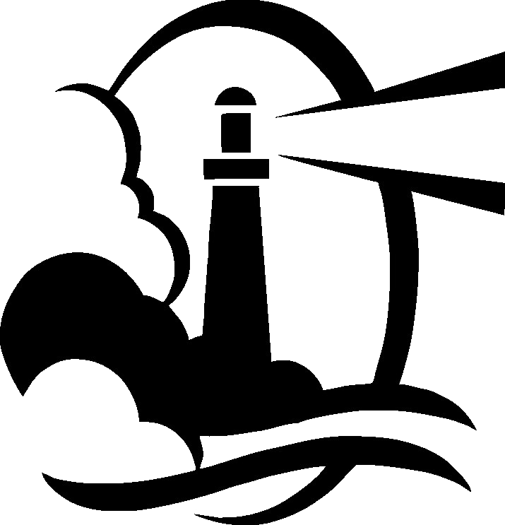 Lighthouse Clipart Black And White (715x743)