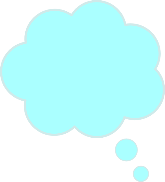 Thinking Bubble Clipart - Thinking Bubble Clipart (540x595)