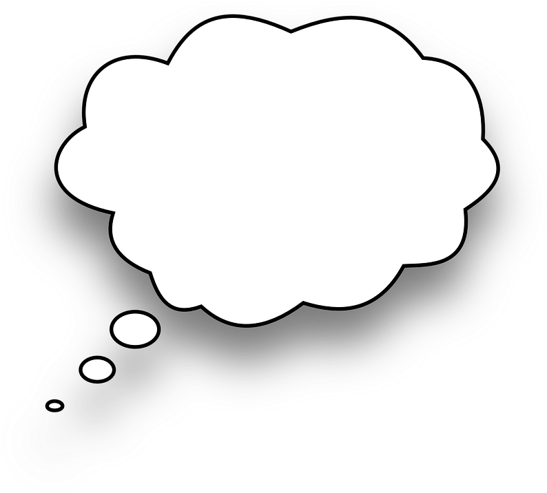 Thought Bubble Clip Art (802x720)