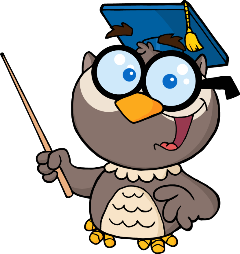 Smart Owl Clip Art - Quick Win Infographics (830x876)