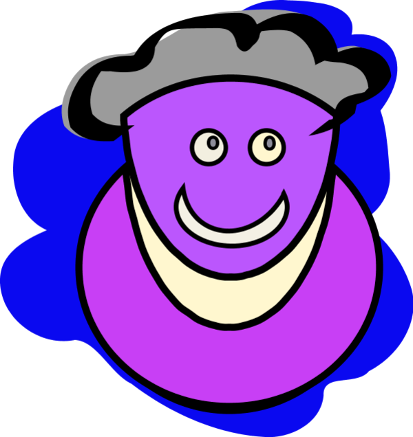 Brainy Man - Clip Art (600x636)