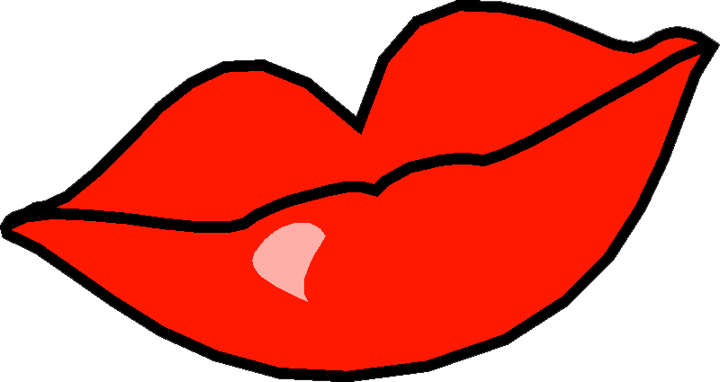 Cartoon Mouth Lip - Vector Graphics (800x425)