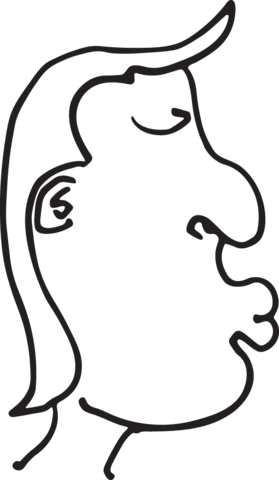 Cartoon Man With Lips - Eye (279x480)
