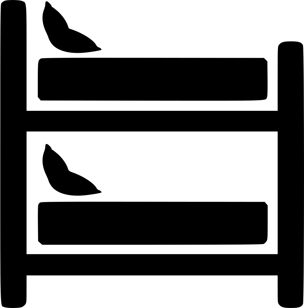 Bunk Bed Comments - Bunk Bed Clipart Transparent (981x992)