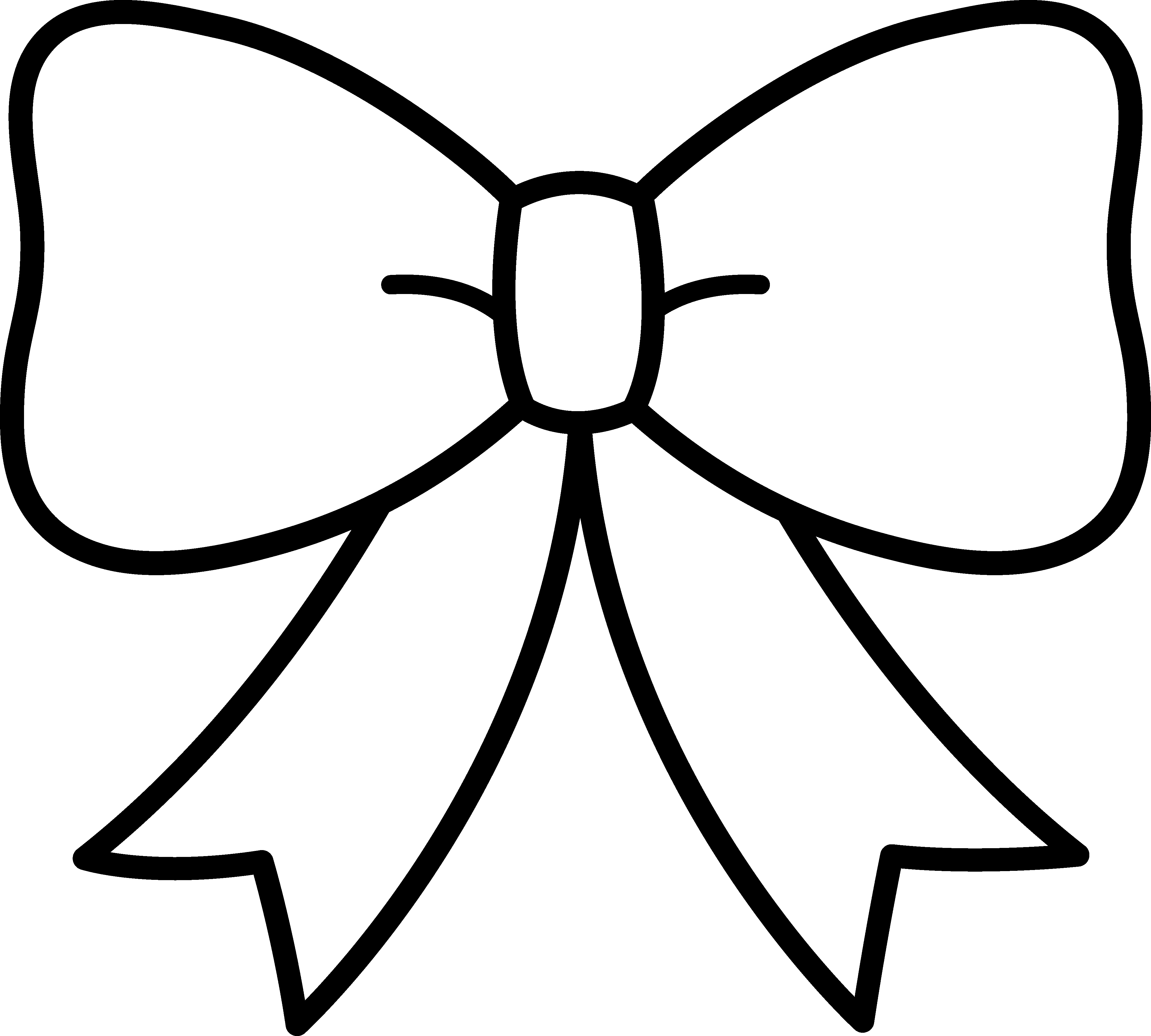 Bow - Bow Coloring Pages (4216x3795)