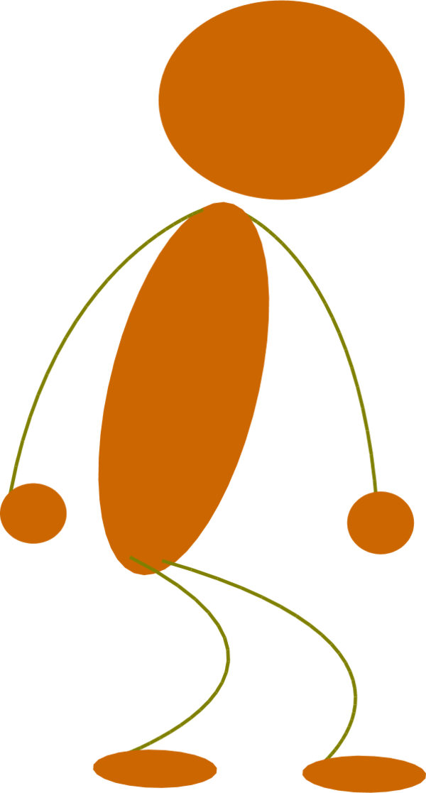 Vector Clip Art - Stick Figure (600x1117)