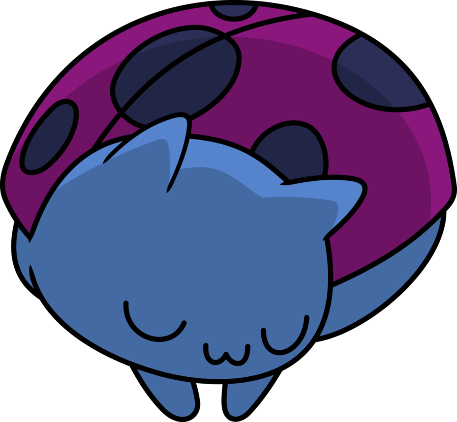 Catbug Bedtime By Dewlshock - Catbug Sleeping (929x859)
