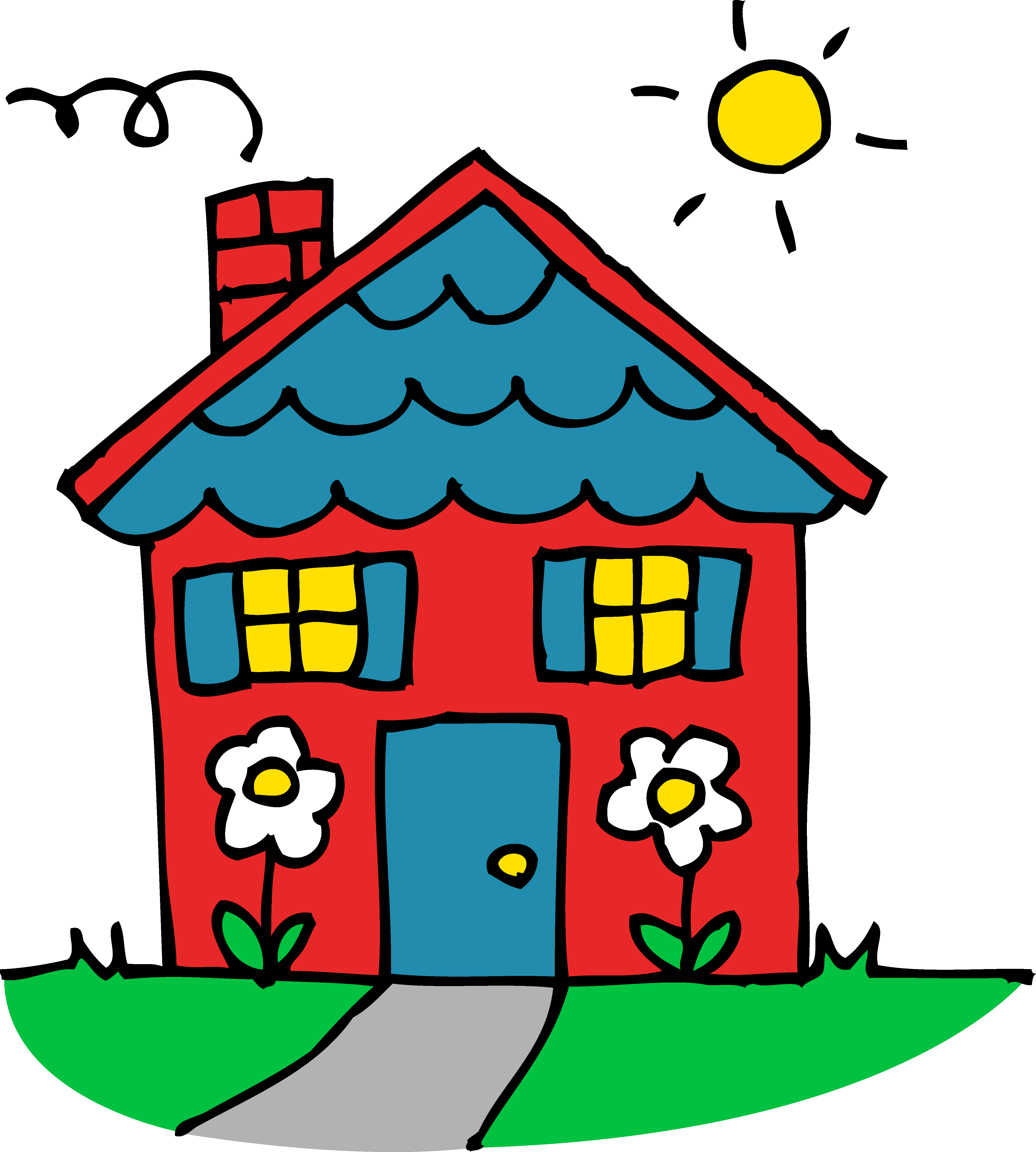 Image - House Clipart (4377x4868)
