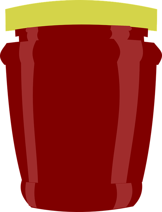Jam Jar Clipart Transparent (552x720)