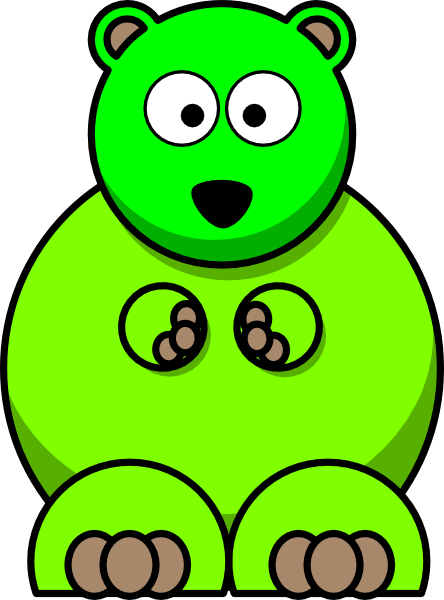 Cartoon Polar Bear (444x600)