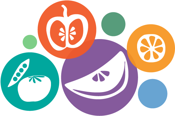 Fruit And Vegetables - Circle (768x421)