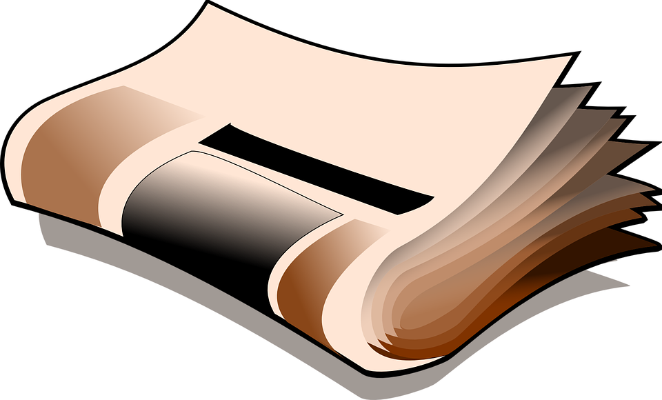 Blank Newspaper Empty Png (960x580)