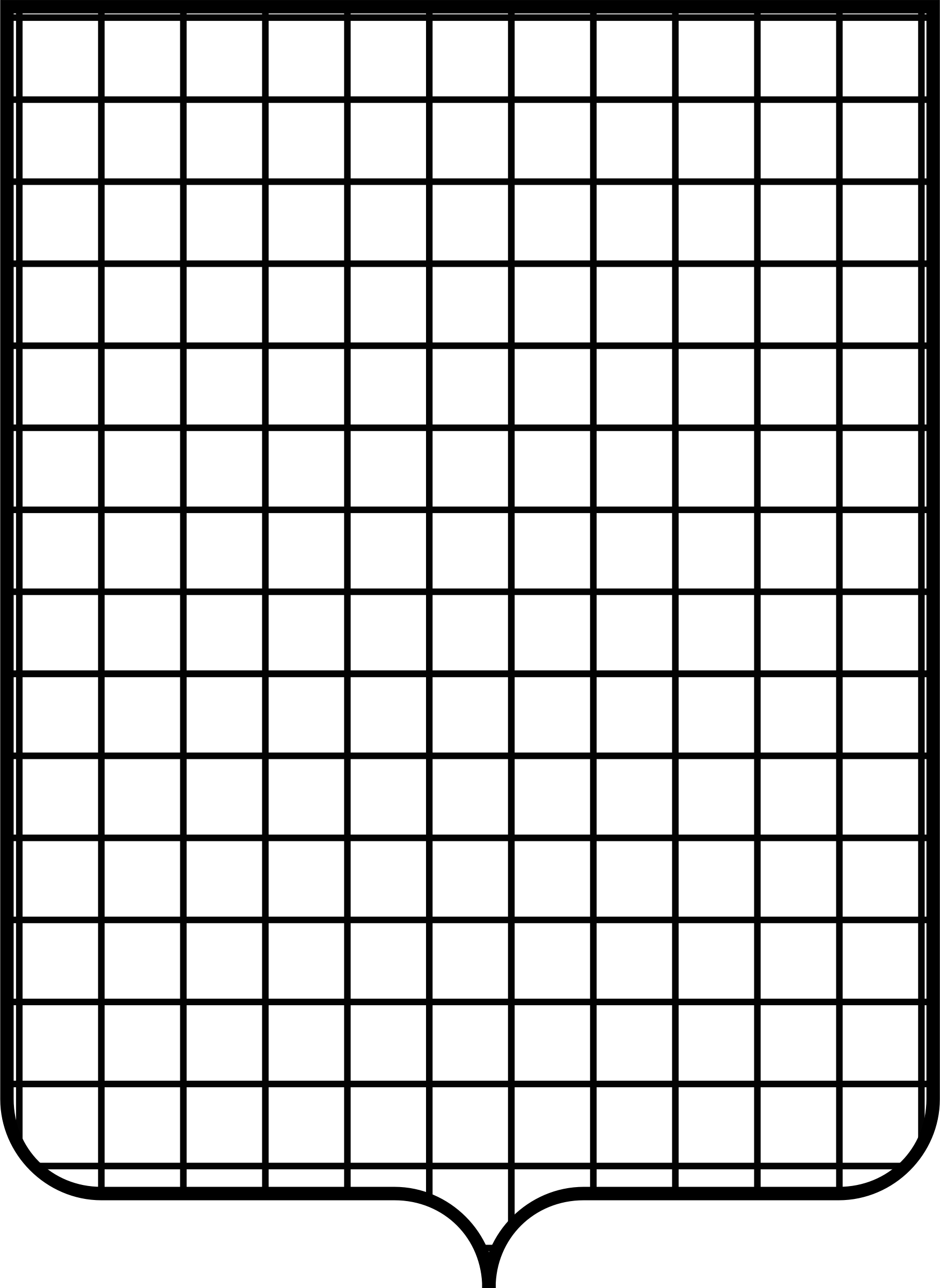 Shield Pattern Grid - Bts (1752x2400)