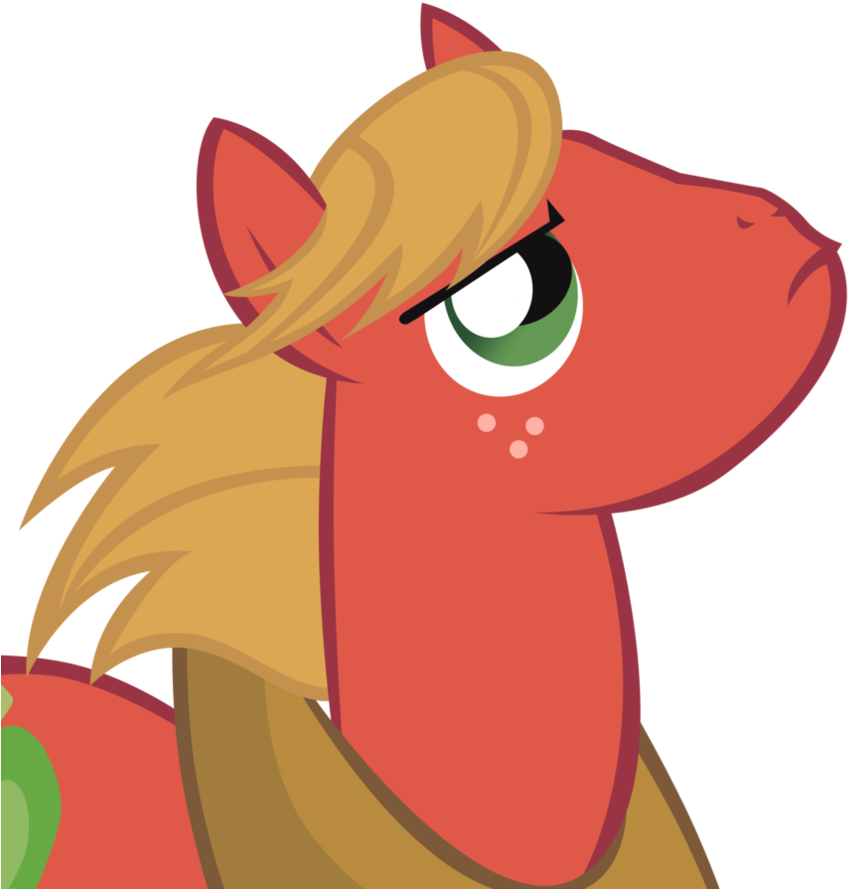 Big - Macintosh - Flowing - Mane - Cartoon (894x894)