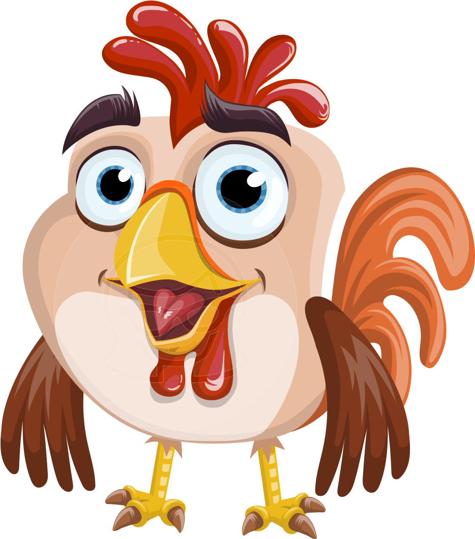 A Perky - Vector Cartoon Character (1025x1060)