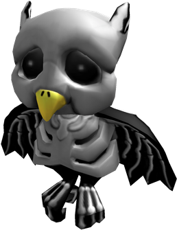 Skeleton Owl - Cartoon (420x420)