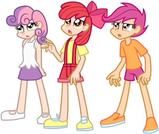 Cutie Mark Crusaders By Trinityinyang - Cartoon (650x522)