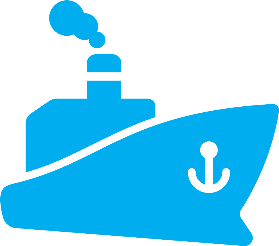 Ship Icon Png Blue (1000x1000)