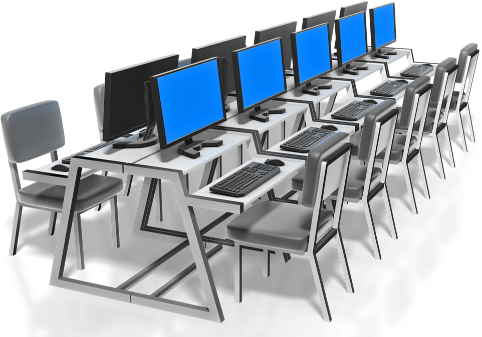 Software Development Clipart Computer Labs - Computer Lab Images Png (992x696)