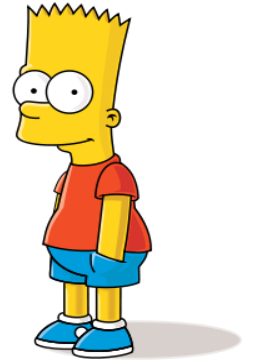 Bart Simpson Clipart Graffiti - Bart Simpson Transparent Background (350x400)