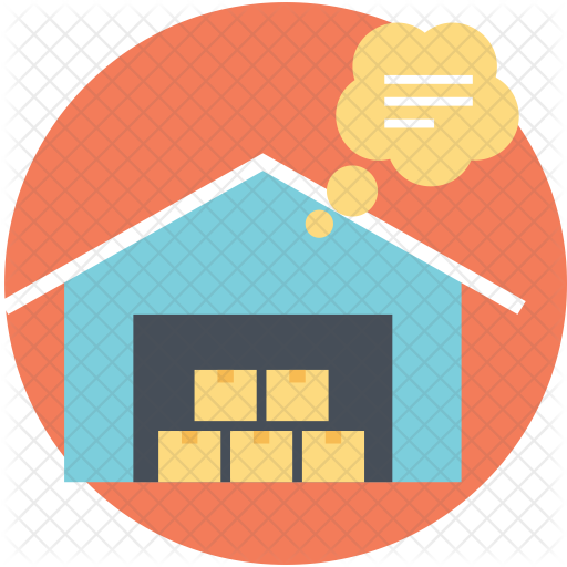 Shipment Warehouse Icon - Warehouse (512x512)