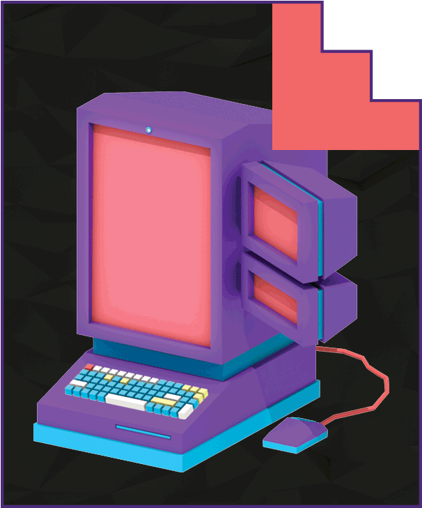 Computer Statt Lehrer Tech Talk „talent 2017 Digitale - Low Poly Computer Gif (635x757)